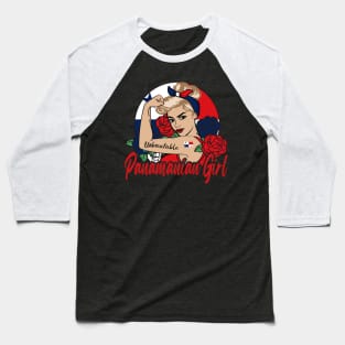 Panamanian Girl Baseball T-Shirt